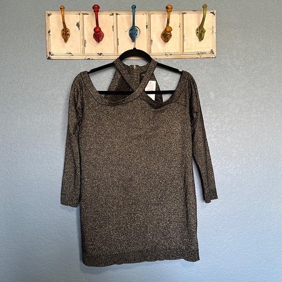 a.n.a | Tops | Ana Gold Foil Top a.n.a | Tops | Ana Gold Foil Top